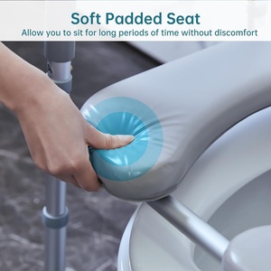 Barra de Apoyo para Inodoro de Diseño Moderno, Instalación sin Agujeros, para Uso Doméstico, Mueble Auxiliar para Baño - Product Image 2