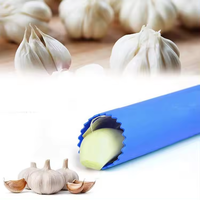 Éplucheur d'ail manuel en silicone écologique, outil de cuisine pour usage domestique