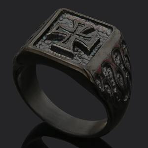 Trade Assurance Acier Inoxydable Viking Vintage Thor Marteau Anneau Nordique Tête De Loup Pendentif Plaqué Or Religieux Anniversaires - Product Image 5