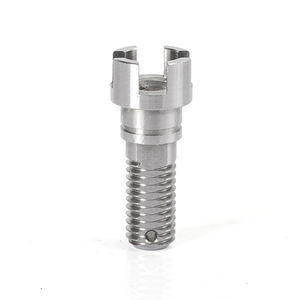 ステンレス鋼肩付きスロットヘッド調整ネジ/ピン、光沢仕上げ、安全ワイヤー穴付き、カスタムサイズ、ISO9001認証 - Product Image 6