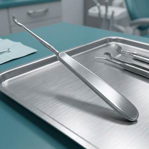 เครื่องมือถอนรากฟัน BK Industries Dental Root Elevator Syndesmotome รุ่นที่ 36 สีเงิน ด้ามจับตามหลักสรีรศาสตร์ ใช้งานด้วยมือ ระดับ Class I ได้รับการรับรองมาตรฐาน CE - Product Image 4