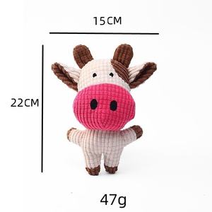 Köpek oyuncakları çiğneme taşlama dişleri için sıkıntı giderici <span class=keywords><strong>Pet</strong></span> gıcırtılı köpekler için peluş oyuncak interaktif diş temizleme ürünleri - Product Image 5