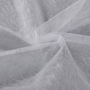 Tissu d'interlining <span class=keywords><strong>thermocollant</strong></span> non tissé 100% polyester 25 g/m² avec adhésif thermofusible blanc PA pour tissu textile - Product Image 4