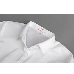 Kunden spezifisches Design farbiges Langarmhemd Atmungsaktives weißes Hemd aus Twill-Stoff für den gewerblichen Gebrauch - Product Image 4