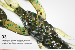 FTK 1 PIÈCES 60MM 1.5G <span class=keywords><strong>Cray</strong></span> LureFishing Basse Carpe Leurre Minnow Leurre Appâts Artificiels Ver Appâts De Pêche Doux De Pêche - Product Image 5