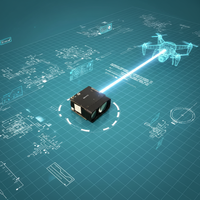 Module télémètre laser APD 905 nm de qualité industrielle, capteur de mesure de distance, applications de télémétrie d'altitude pour drones