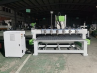 Routeur CNC à 4 têtes, 3D, 3, 4 axes, multi-4 broches avec rotation