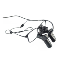 Système de grossissement dentaire complet Micare, loupes prismatiques 6,5X et peigne de phare ultra lumineux pour médecin