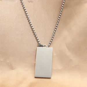 Yunnique – pendentif croix en acier inoxydable, couleur arc-en-ciel, collier pour hommes, bijoux à thème géométrique, à la mode, 280641 - Product Image 4