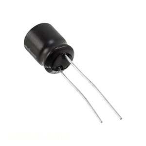 Condensador de Aluminio de 33 uF, 20%, 63V, Radial, de Montaje a Través de Orificio, URZ1J330MPD1TD, Canal del Fabricante - Product Image 1