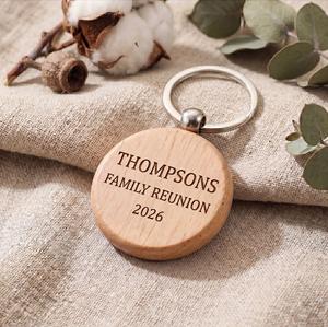 Llaveros de Madera Grabados Personalizados al por Mayor, Surtidos, sin Acabado, para Manualidades, Grabado Láser con Color y Tamaño Personalizados - Product Image 4