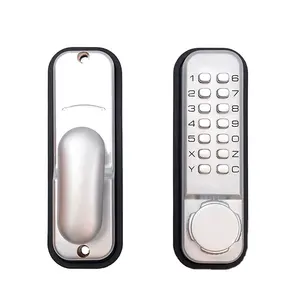인기있는 디자인 진주 크롬 푸시 버튼 도어 잠금 키보드 암호 디지털 조합 열쇠가없는 입구 도어록