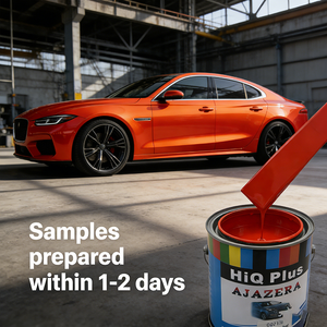 Peinture automobile, marine et pour meubles en polyuréthane 2K rouge orangé, application par pulvérisation, <span class=keywords><strong>prix</strong></span> usine, vente en gros, revêtement de rénovation automobile en vrac - Product Image 1