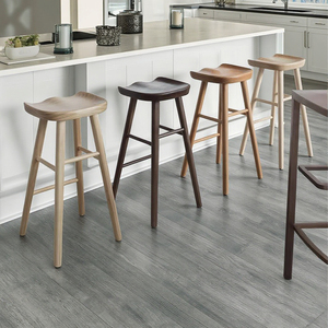 <span class=keywords><strong>Sgabello</strong></span> da Bar Moderno Minimalista Nordico con Gambe Alte in Legno Massello per Isola Cucina Casa Hotel Sala da Pranzo Soggiorno - Product Image 2