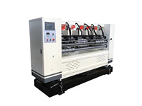 Découpeuse-creuseuse à lame fine à grande vitesse contrôlée par PLC Schneider avec moteur et engrenage pour ligne de production de carton ondulé