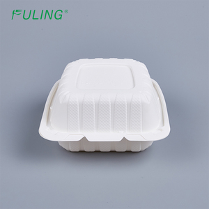 Fuling nặng nhiệm vụ chất lượng để đi <span class=keywords><strong>container</strong></span> 6x6 inch vỏ sò mất outsdisposable nhựa hộp đựng thức ăn - Product Image 3