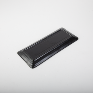 Assiettes rectangulaires en mélamine 100% noire mate, durables et à prix avantageux, format A5, pour sushis, grillades et <span class=keywords><strong>fruits</strong></span> <span class=keywords><strong>de</strong></span> <span class=keywords><strong>mer</strong></span> - Product Image 5
