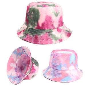HT-372 di moda promozionale Set di borse a tracolla Tie Dye Set cappello borsa da donna borse da donna a spalla singola borsa e cappello Set - Product Image 3