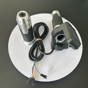 Elektrikli bisiklet 36V-72V hızlandırıcı Scooter üç tekerlekli bisiklet aksesuarı LCD ekran büküm kavrama gaz gidon LED denetleyici pil - Product Image 4