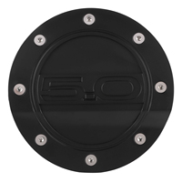 Couvre-porte à carburant, bouchon de réservoir d'essence noir, compatible avec Ford Mustang tous modèles 2015 à 2021