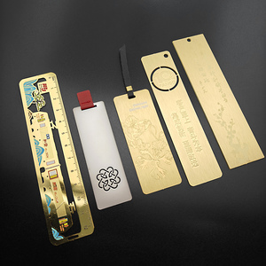 Hình Dạng Độc Đáo Tuyệt Vời Kim Loại Bookmark Nhà Cung Cấp Chuyên Nghiệp Tùy Chỉnh Vàng Kim Loại Bookmark - Product Image 1