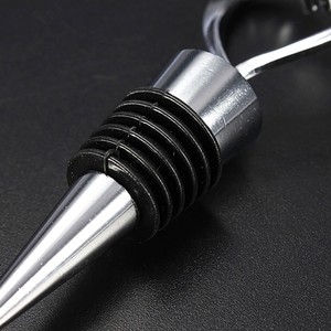 Bouchon de bouteille de vin en alliage de zinc avec verseur en cristal pour champagne, design cœur, scellé sous vide, cadeau de mariage, dropshipping - Product Image 5