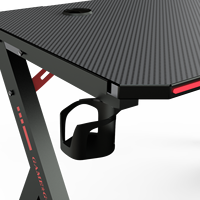 BEISIJIE Bureau d'ordinateur PC Gamer Table lumière LED