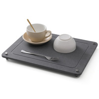 Tapis de drainage de cuisine, tapis rigide en terre de diatomée, plateau absorbant à séchage rapide pour lavabo, tapis de drainage pour assiettes de salle à manger