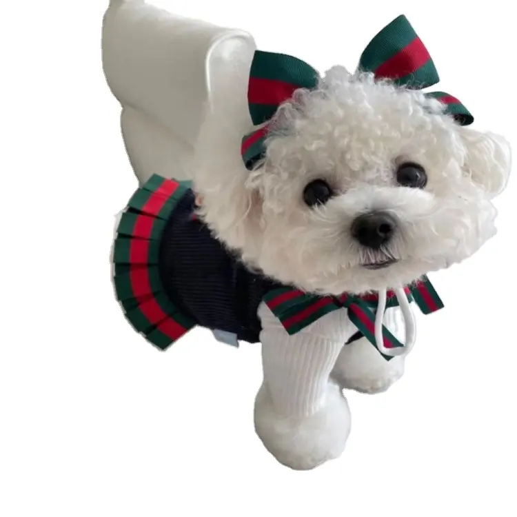 Giáng sinh Puppy quần áo Pet Dog trang phục mùa thu mùa đông ấm áp vui Santa Claus ăn mặc chó quần áo Pet Dog