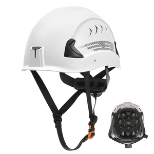 Casque de sécurité sans visière UNINOVA, ABS Type II Classe C, certifié EN, résistant aux chocs, doublure EPS, haute visibilité, blanc, système de serrage à 4 points - Product Image 1
