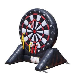 Jeu gonflable commercial de carnaval de football de sport pour adultes PVC noir <span class=keywords><strong>Golf</strong></span> fléchettes 3 mètres de hauteur sac <span class=keywords><strong>d</strong></span>'accessoires de souffleur inclus - Product Image 6