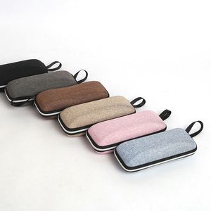 Étui de protection en EVA pour lunettes de soleil colorées pour hommes et femmes, avec fermeture éclair et cordon, vente en gros - Product Image 1