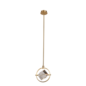 Copper crystal Modern Luxury Simple Pendant Lamp Unique Black Living Art Decorative LED Chandelier Copper Material - Product Image 6