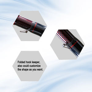 <span class=keywords><strong>Canne</strong></span> à pêche à la <span class=keywords><strong>carpe</strong></span> en carbone 3,6 m/3,9 m en 3 parties avec action rapide, guides en acier inoxydable et poignée en liège pour la pêche en eau douce en lac - Product Image 3