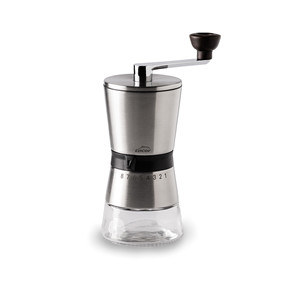 Macinacaffè manuale Lacor in acciaio inossidabile con macine regolabili per uso domestico - Product Image 1