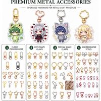 Porte-clés en acrylique durable et résistant aux rayures, personnalisé avec un personnage d'anime, imprimé sur mesure, pour le quotidien et les cadeaux de fête