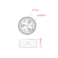 Luz de Señalización de Navegación LED Bicolor Rojo/Verde de Acero Inoxidable 10-30VDC para Yates y Embarcaciones
