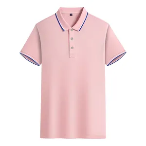 Factory Supplying Latest OEM Custom Logo Design Pique Cotton Printed Golf Polo Shirts For Men