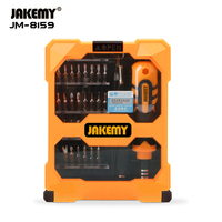Kit d'outils de réparation portable JAKEMY en acier au chrome-vanadium de précision, pour ordinateurs portables et téléphones portables, personnalisable OEM pour appareils mobiles