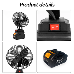 For for 18V Battery DIY Industrial Grade <b>Power</b> <b>Tool</b> Low Noise 5/6/8 Inch Fan 3-Year Warranty Multiple Uses DFS004 Fan D - Product Image 6