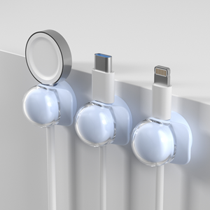 Clip de Plástico con Resorte para Cables, Diseño Moderno, Adhesivo Fuerte, Organizador de Cables para Sala de Estar, Venta al Por Mayor - Product Image 3