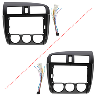 Cadre de panneau de lecteur DVD d'autoradio d'usine pour CHANGAN STAR3 2010-2015 9 pouces Matten Black Car Stereo Video Dashboard Fascia Frame