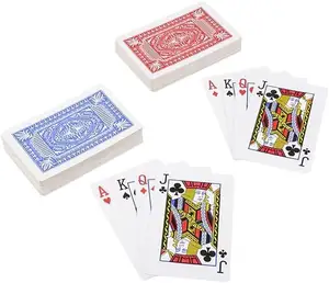 Custom Logo Pattern 310gsm German Black Core Paper Poker Cards Factory Design Printed Casino Playing Cards Game for Adult