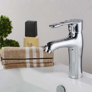 Copper Basin Faucet Single Handle Deck Mounted Ceramic Valve Core <b>Sink</b> Faucet - Product Image 1