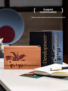 Cultural Creative Art A6 Notebook Exquisite Pocket <b>Journal</b> High-Value Lined Pages Customizable Logo Portable Business Office - Product Image 4