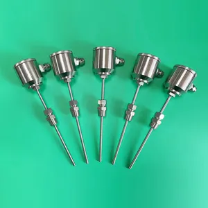 K Type Temperature Sensor Thermocouple China Supplier Screw Stainless Steel High Temperature Sensor Probe Industrial Rtd Pt 100 Thermocouple