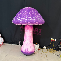 Champignons gonflables géants pour fête sur le thème de la forêt, décoration gonflable en forme de champignon, en promotion
