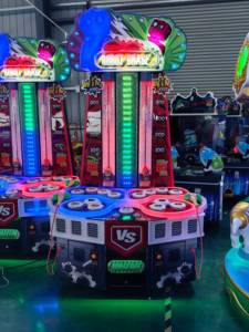 <span class=keywords><strong>Jeu</strong></span> de compétences d'arcade à monnayeur pour 2 joueurs, mode PK, avec fonction de poussée et de frappe, pour intérieur, avec système de récompense, garantie 1 an - Product Image 6