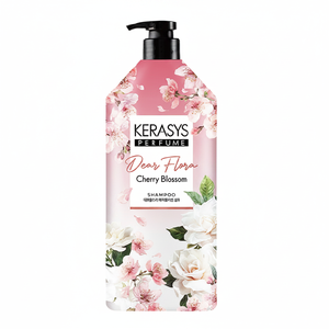 Kerasys Dearflora Gel à la fleur de cerisier 1,5L – Soin capillaire nourrissant et réparateur aux minéraux chimiques, parfum floral longue durée, effet soyeux - Product Image 2
