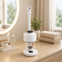 Vaporizador Facial Eléctrico Profesional con Tecnología Nano Iónica, Hidratante y Anti-Acné, con Tanque de Agua de 350 ml para una Limpieza Profunda, Spa Facial en Casa
